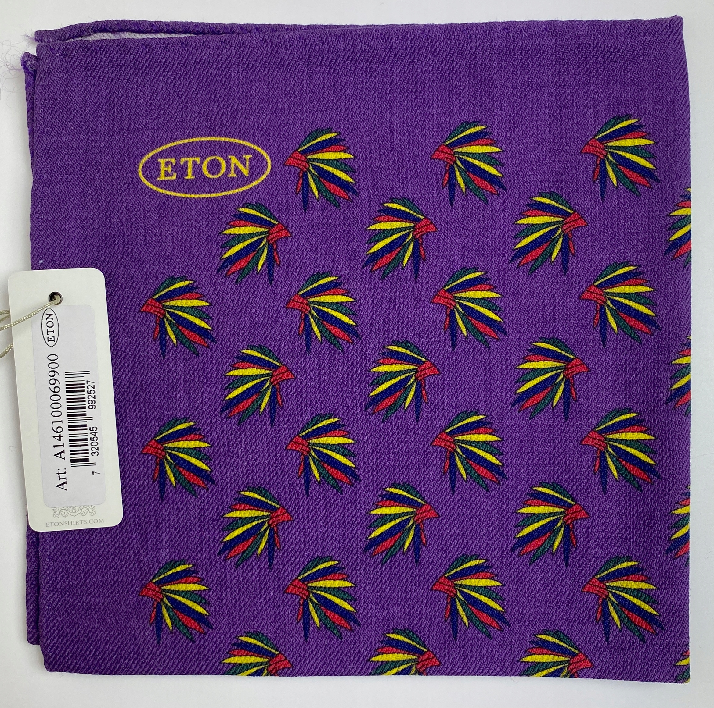 ETON Butonierka poszetka ORYGINAŁ 100% Wełna