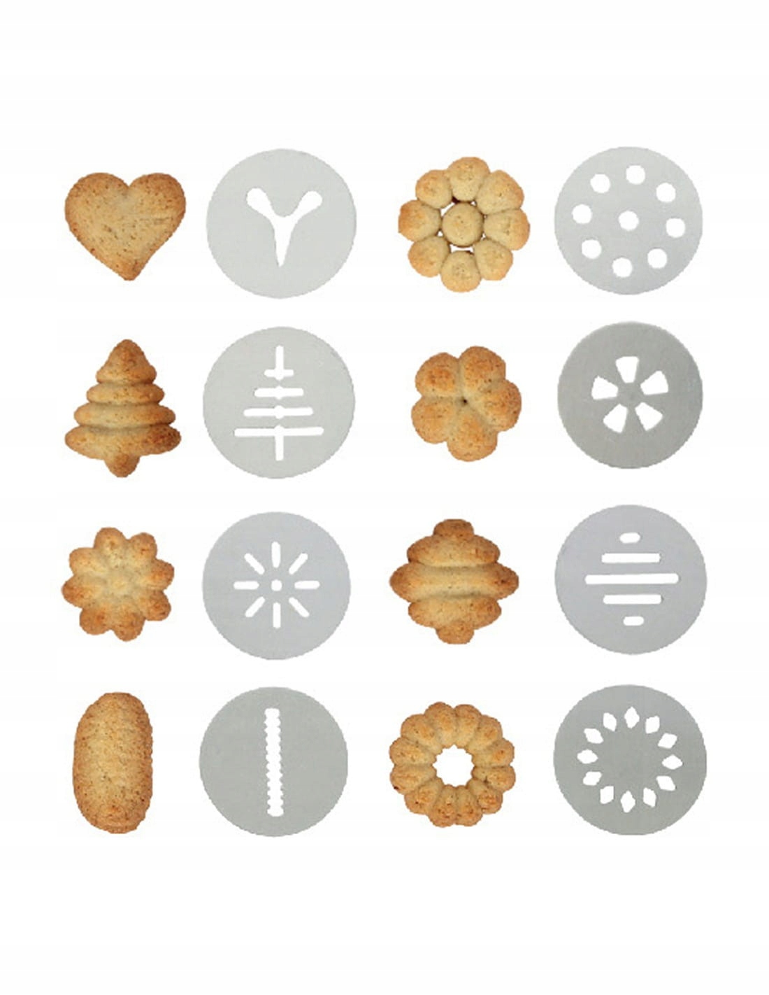 MASZYNKA DEKORATOR DO CIASTEK KINGHOFF KH-1363 Rodzaj akcesoriów maszynka do ciastek