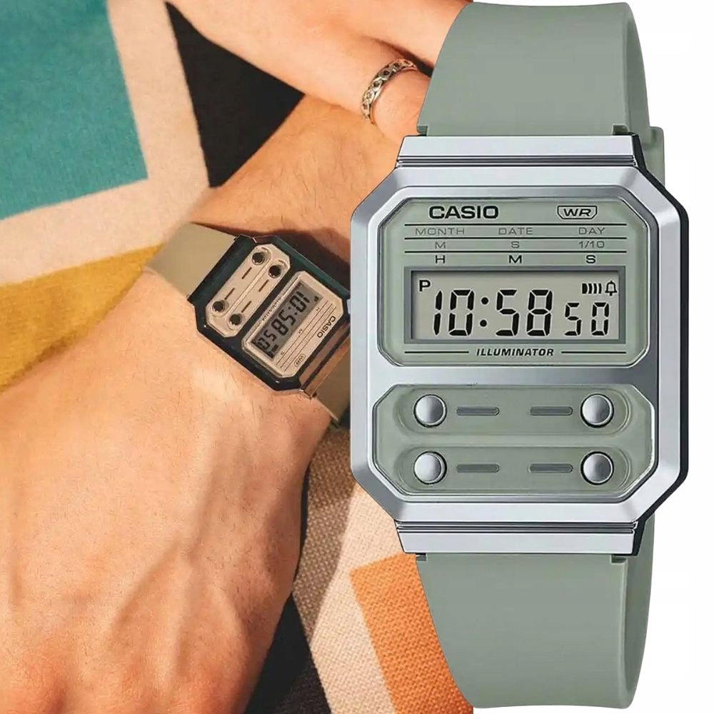 Originální Hodinky Casio A100WEF-3AEF Módní A Stylové