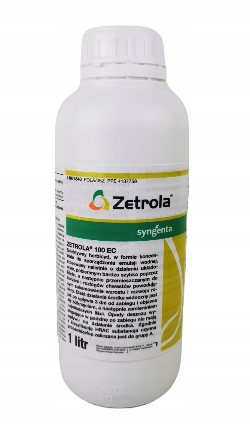 

Zetrola 100 Ec 1L chwastobójczy rzepak burak groch