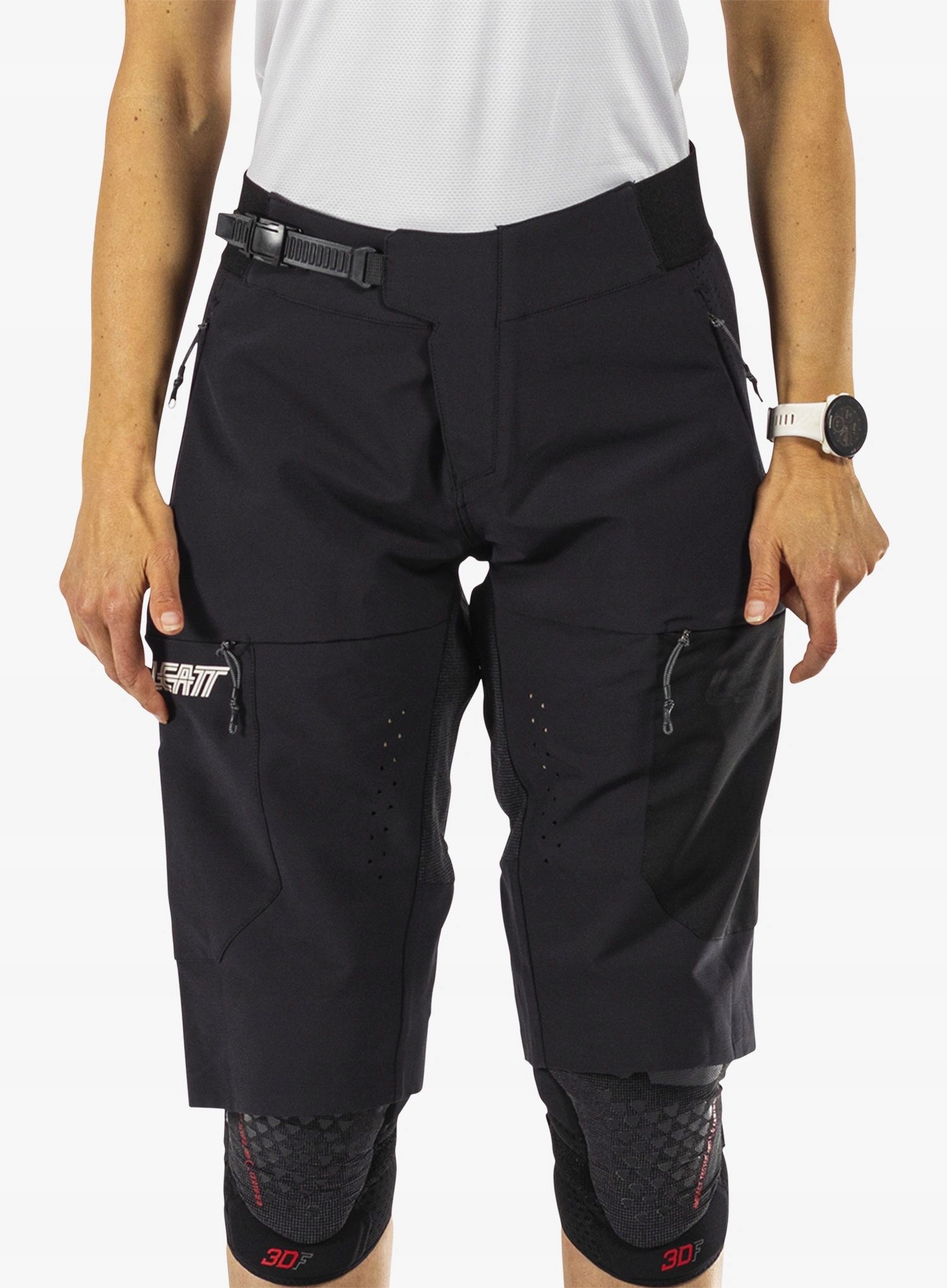 Dámské cyklistické šortky Leatt Shorts Mtb Enduro 3.0 černá/černá Xs