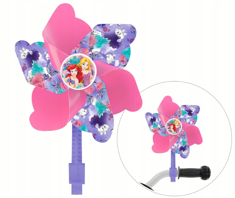 

Wiatraczek na kierownicę Princess dla dzieci