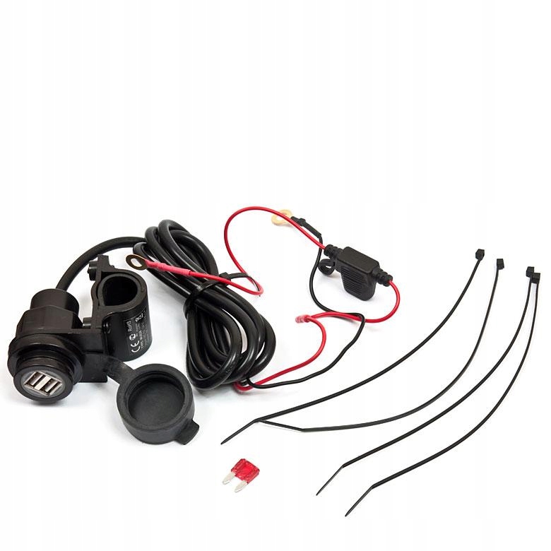 ГНЕЗДО ПРИКУРИВАТЕЛЯ С 2 USB-РАЗЪЕМАМИ + ПРЕДОХРАНИТЕЛЬ