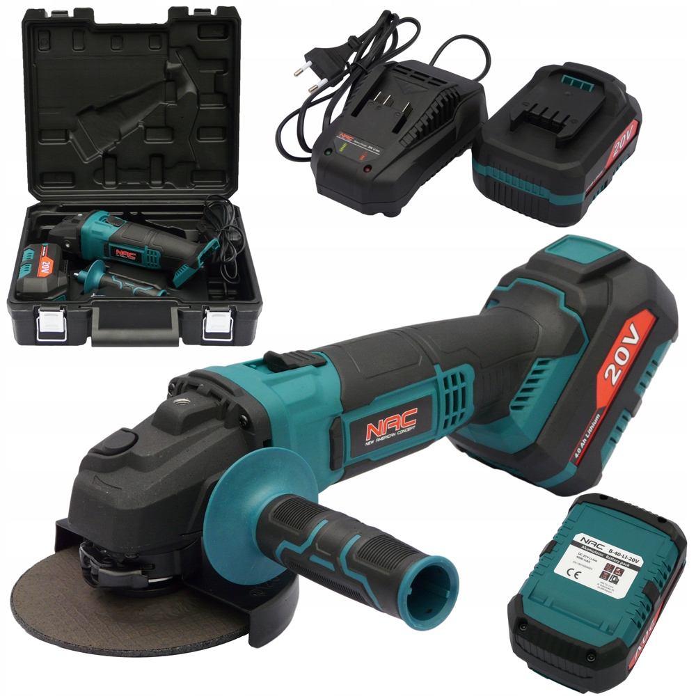 

Szlifierka Kątowa Nac AGE-125-LI-B-20 V 125 MM Aku