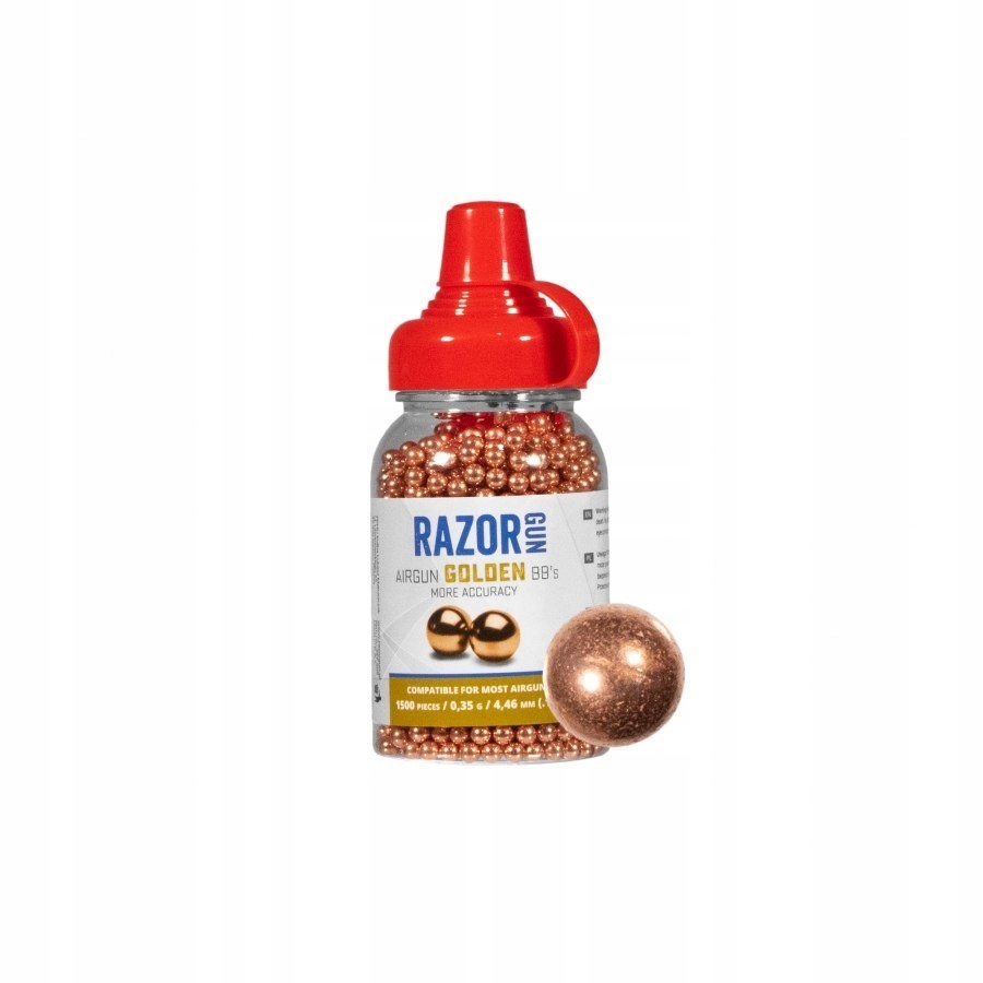 

Śrut BBs RazorGun Golden 4,46 mm 1500 szt.