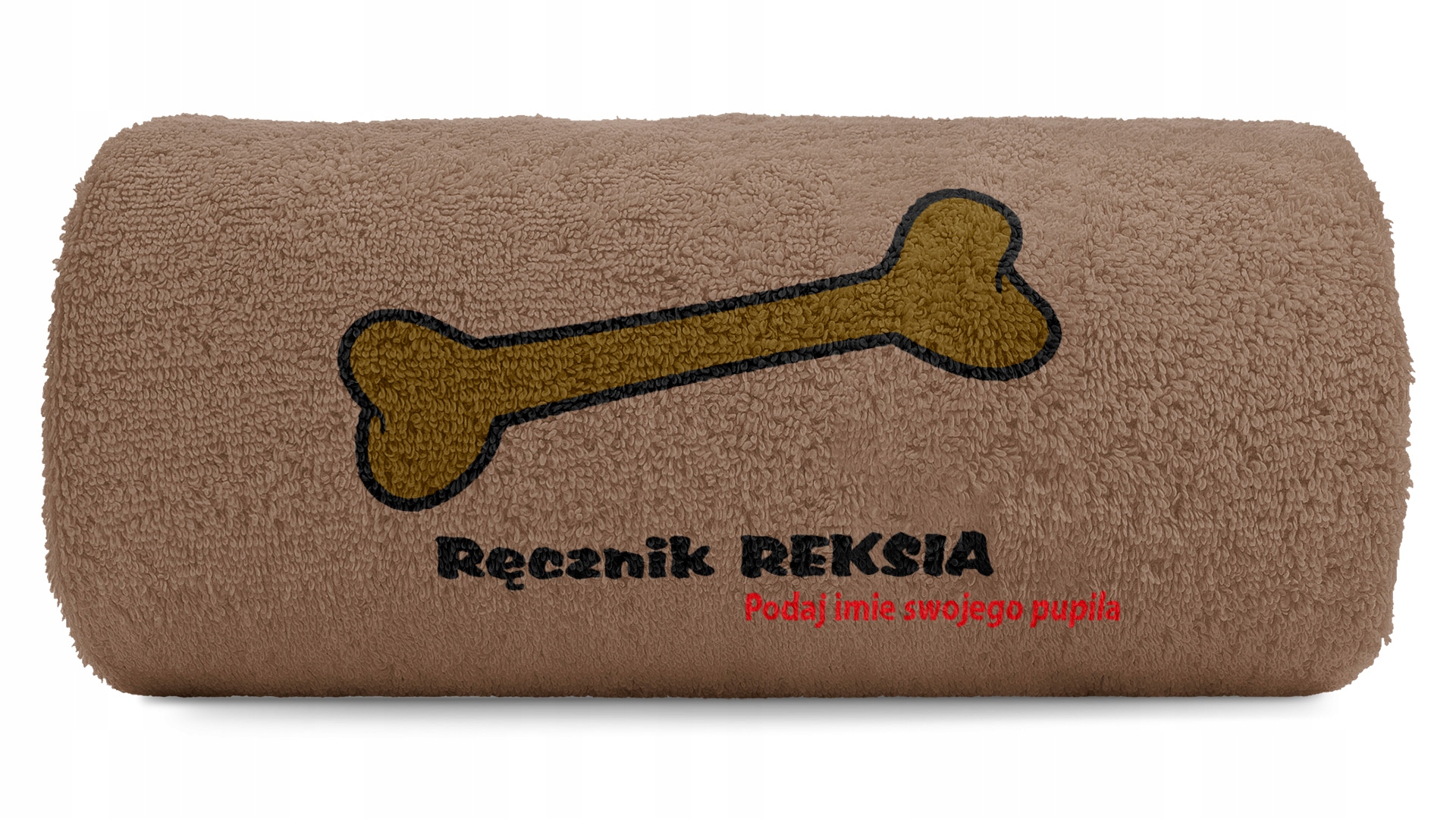 Ručník pro velkého psa 70 x 140 s jeho jménem