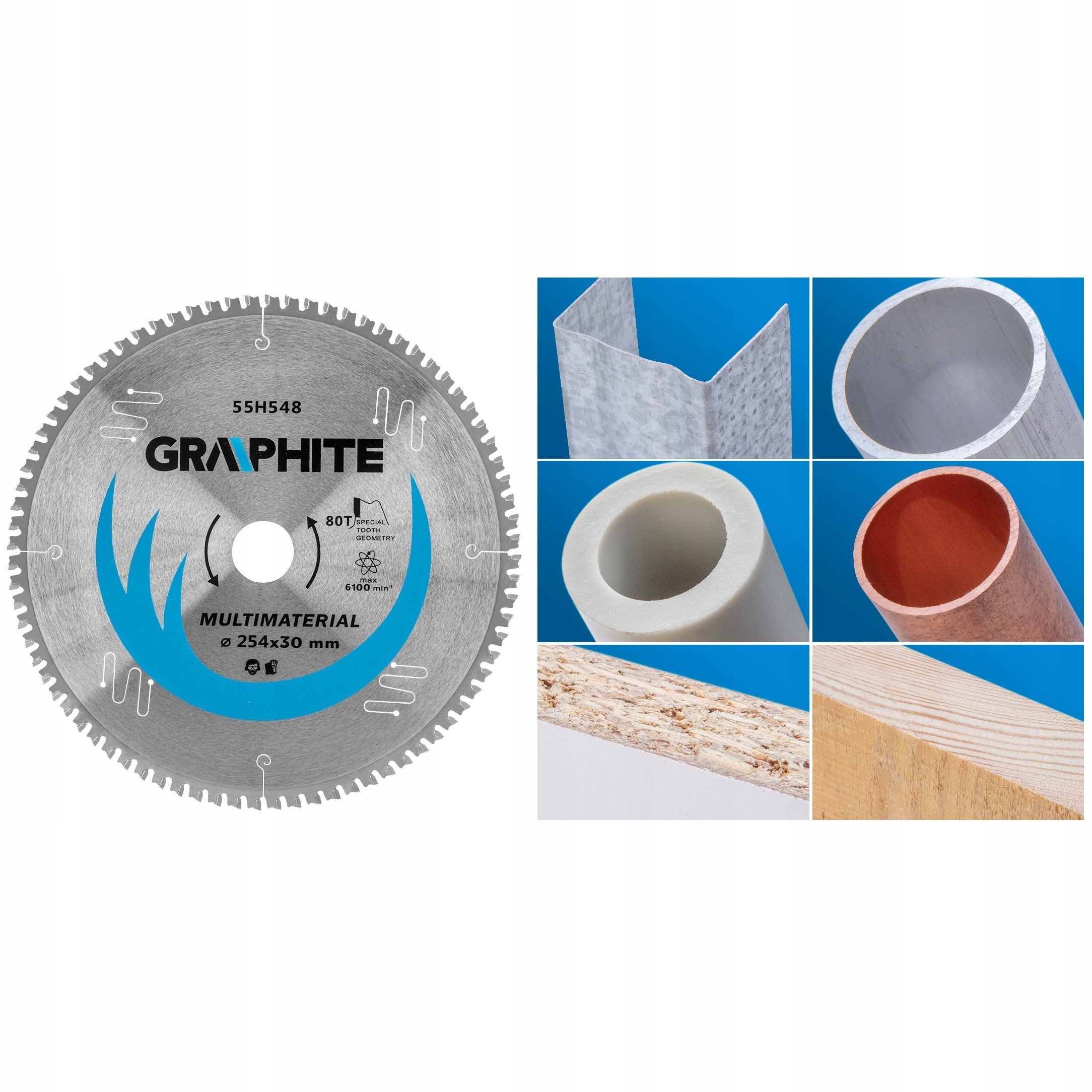 

Tarcza do pilarki 254 x 30 mm 80T uniwersalna stal
