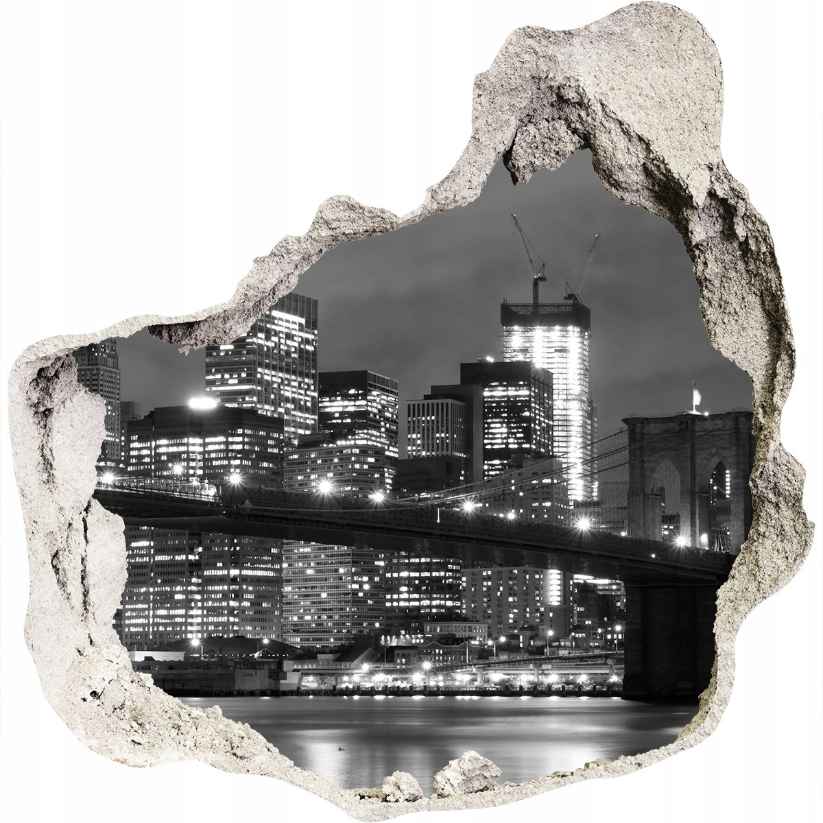 

Fototapeta dziura na ścianę 3d Manhattan Nowy Jork
