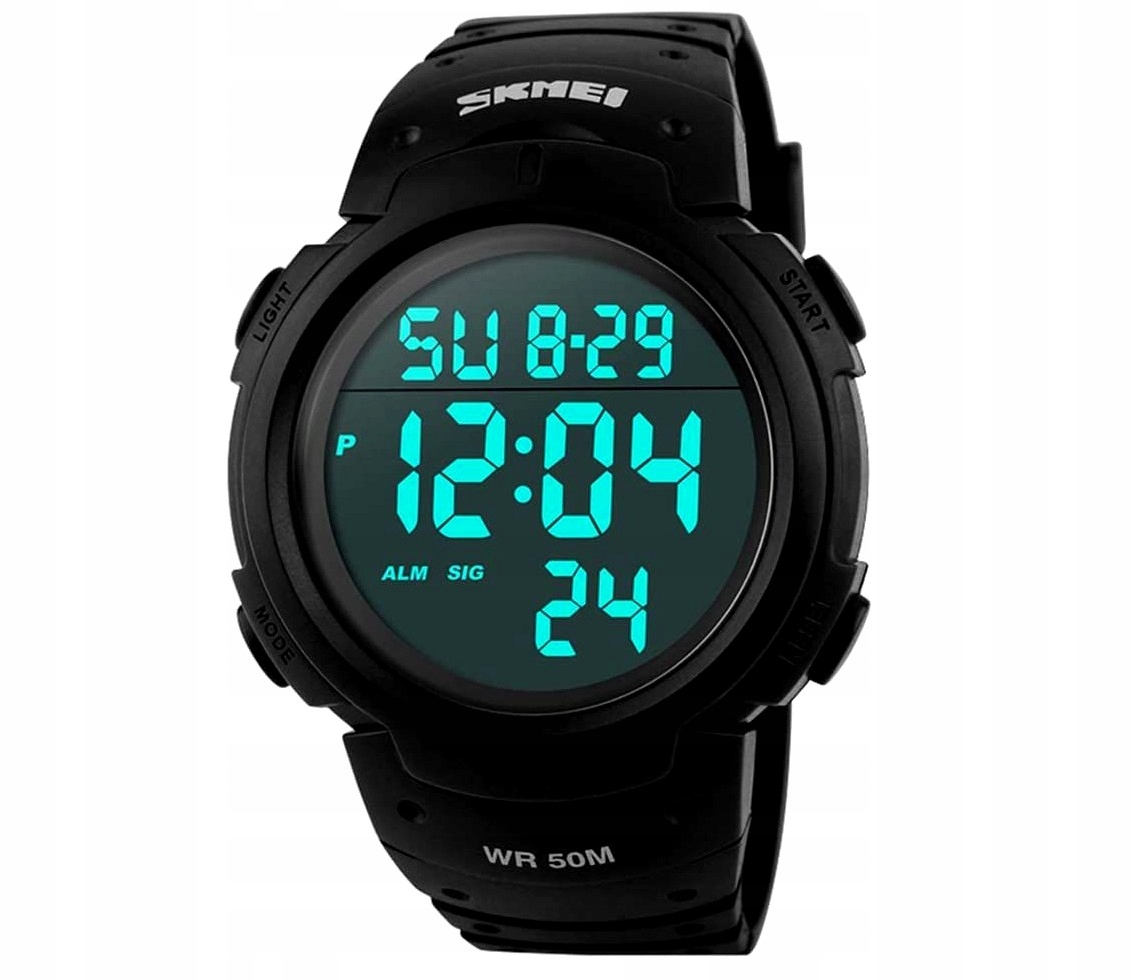 Męski Zegarek LED SKMEI stoper data Elektroniczny Mechanizm kwarcowy