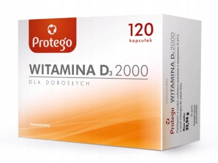 Proteín Vitamín D 2000, 120 kapsúl