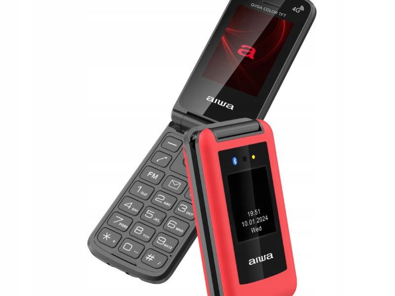 Telefon Gsm Aiwa FP-30-4G/RD czerwony