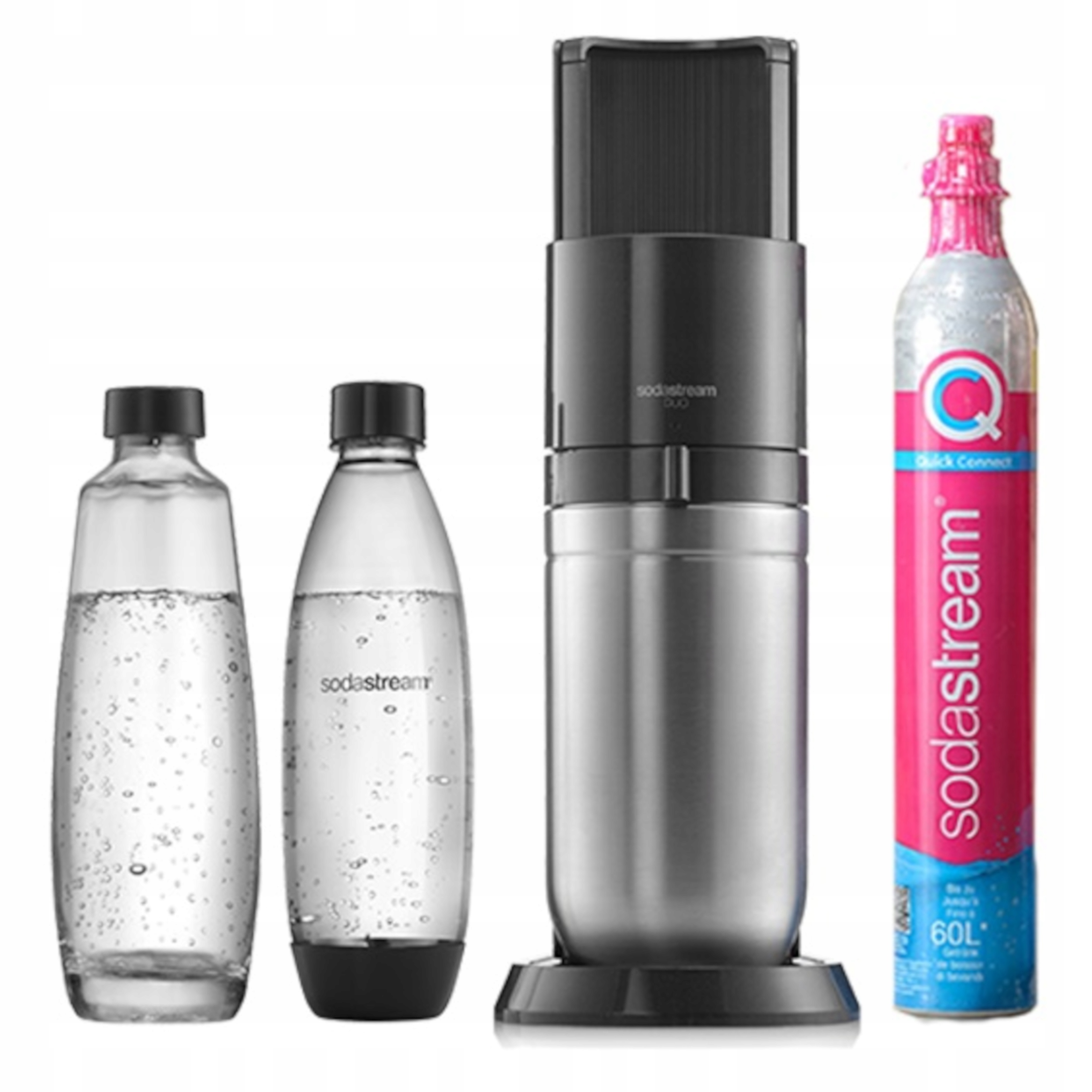 Saturator do wody Sodastream Duo Czarny 2x butelka
