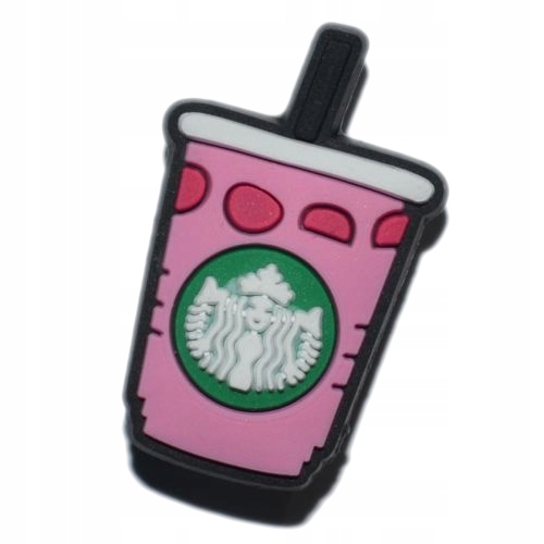 

Food - Przypinka do Crocs - Kawa słomka - 4084