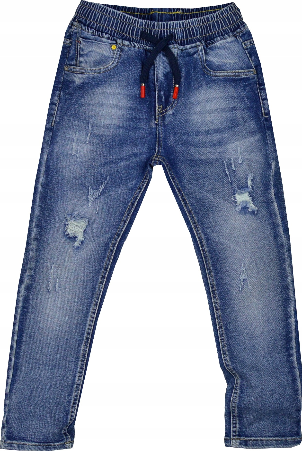 HAKER JEANS CLUB Spodnie z Gumką w Pasie 128cm