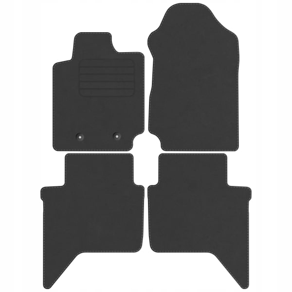 Ford Ranger 2015 – velurové koberce Comfort Grafit
