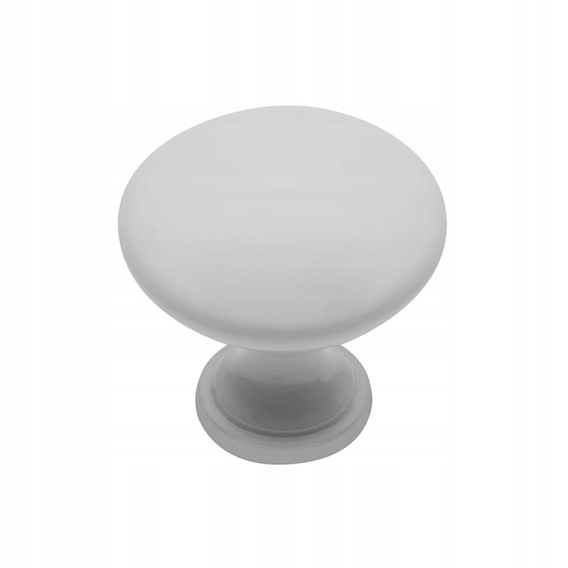 

Gałka meblowa Terni, fi 30mm, biały połysk