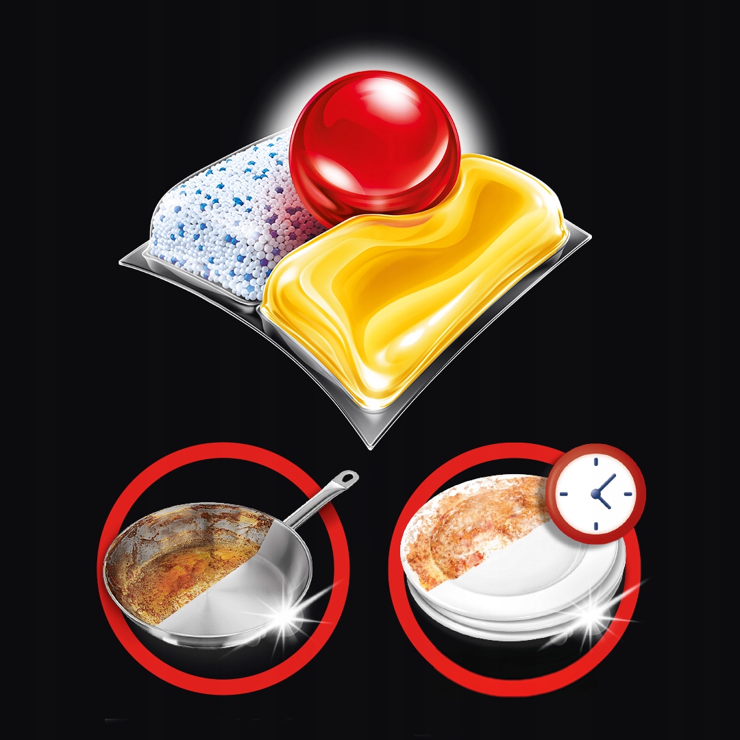 Finish Ultimate Mosogatógép-kapszula edényekhez Citrom illat 100 db Alak kapszulák