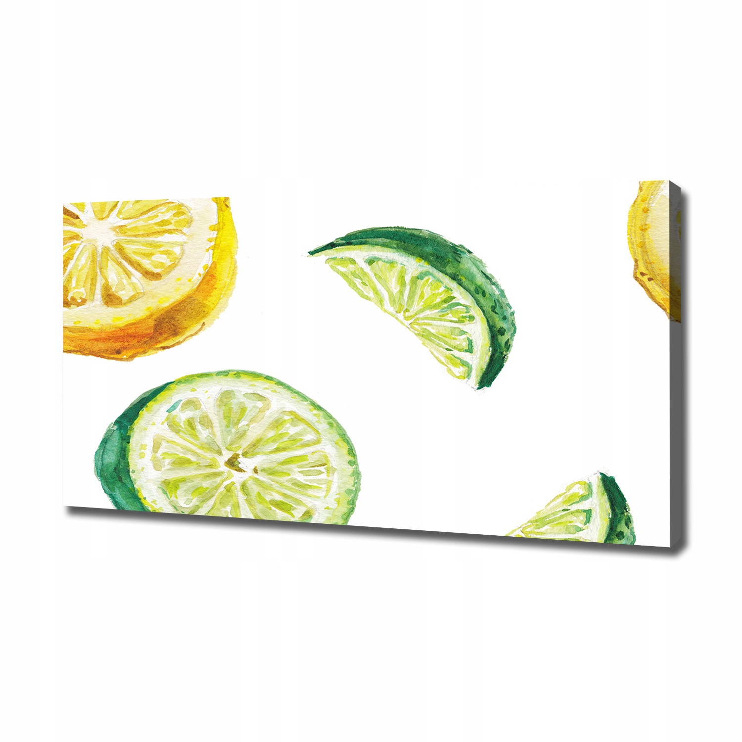 

Foto obraz na płótnie Cytryna i limonka 120x60 cm