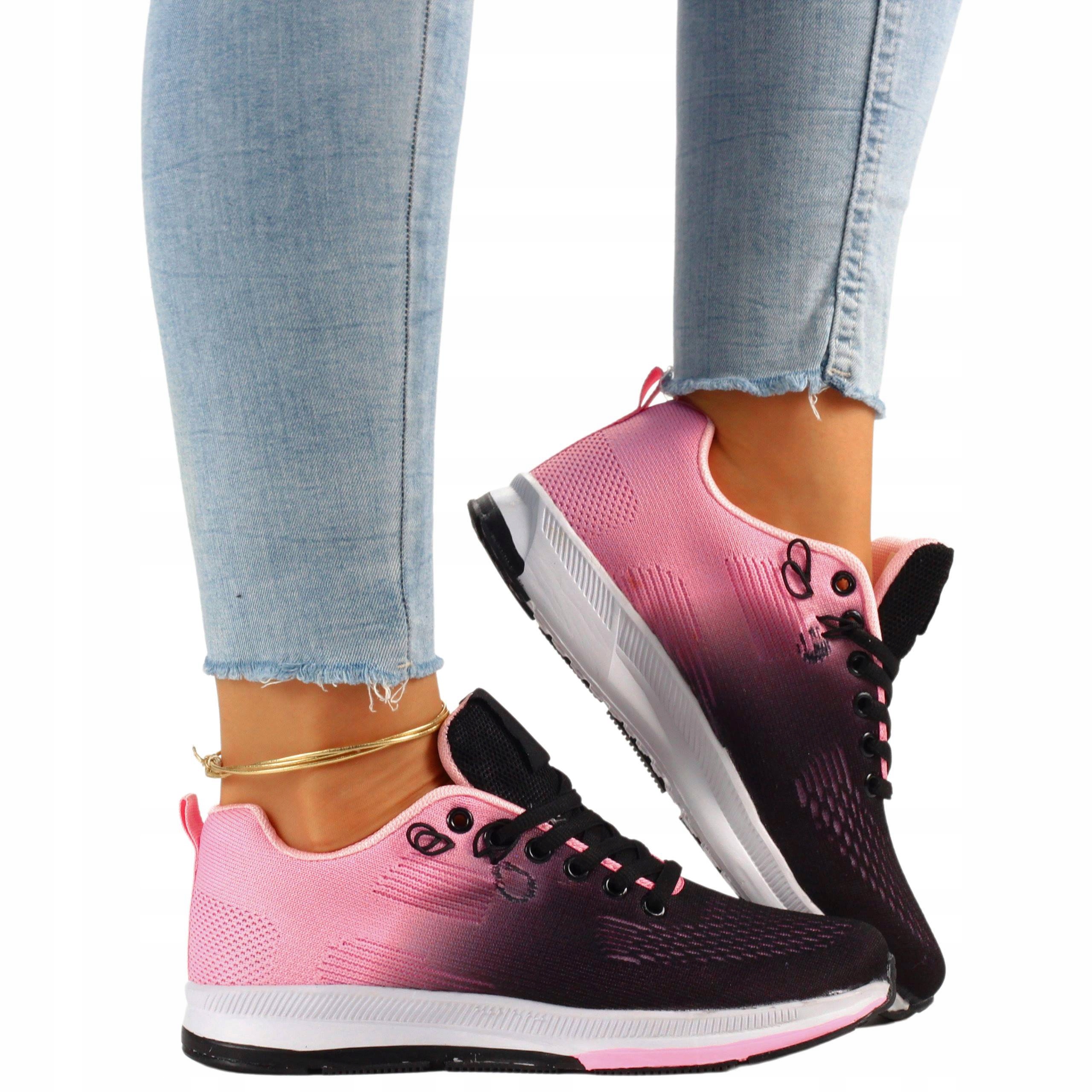 

Buty Damskie Sportowe Sneakersy Obuwie Wiązane