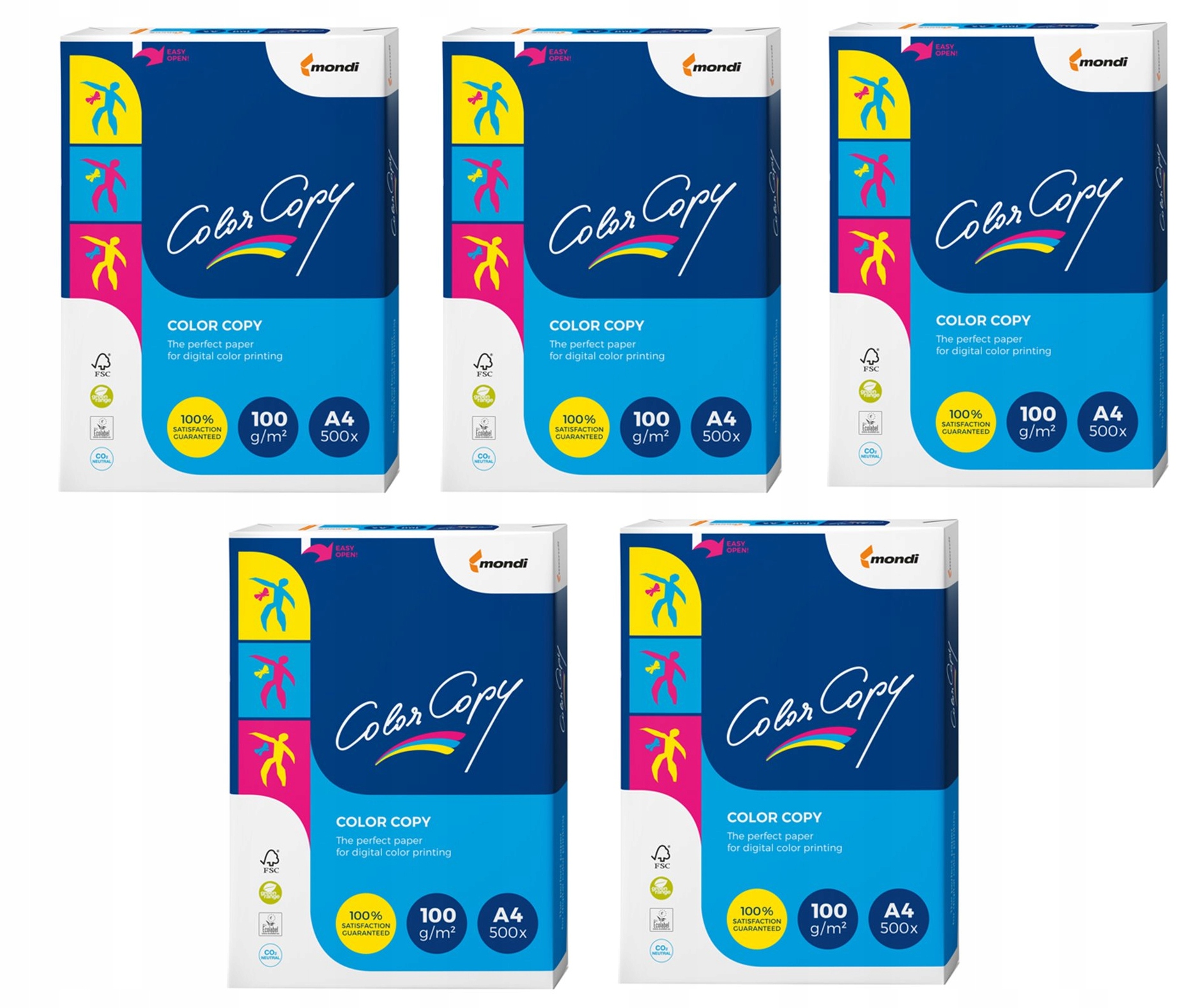 

Papier satynowy satynowany satyna A4 100g 5ryz