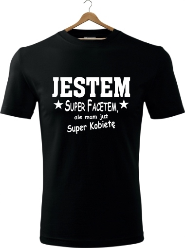 

T-shirt Prezent Jestem Super Facet Dzień Chłopaka