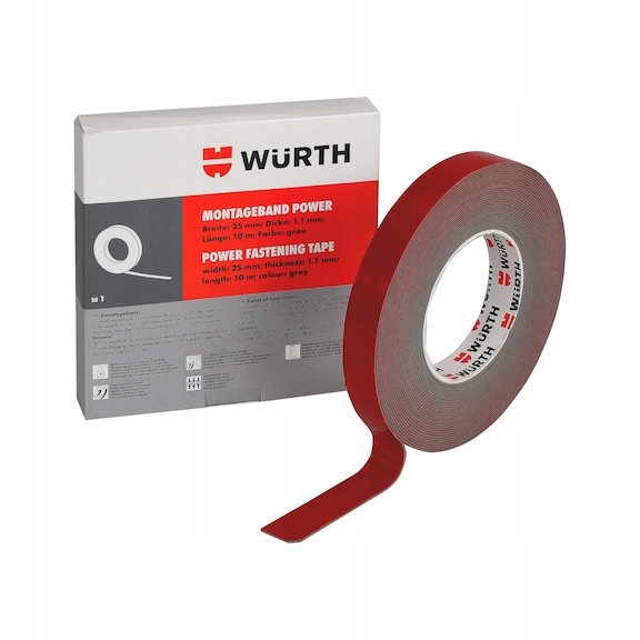 

Wurth Taśma do listw samochodowych Silna 19 mm