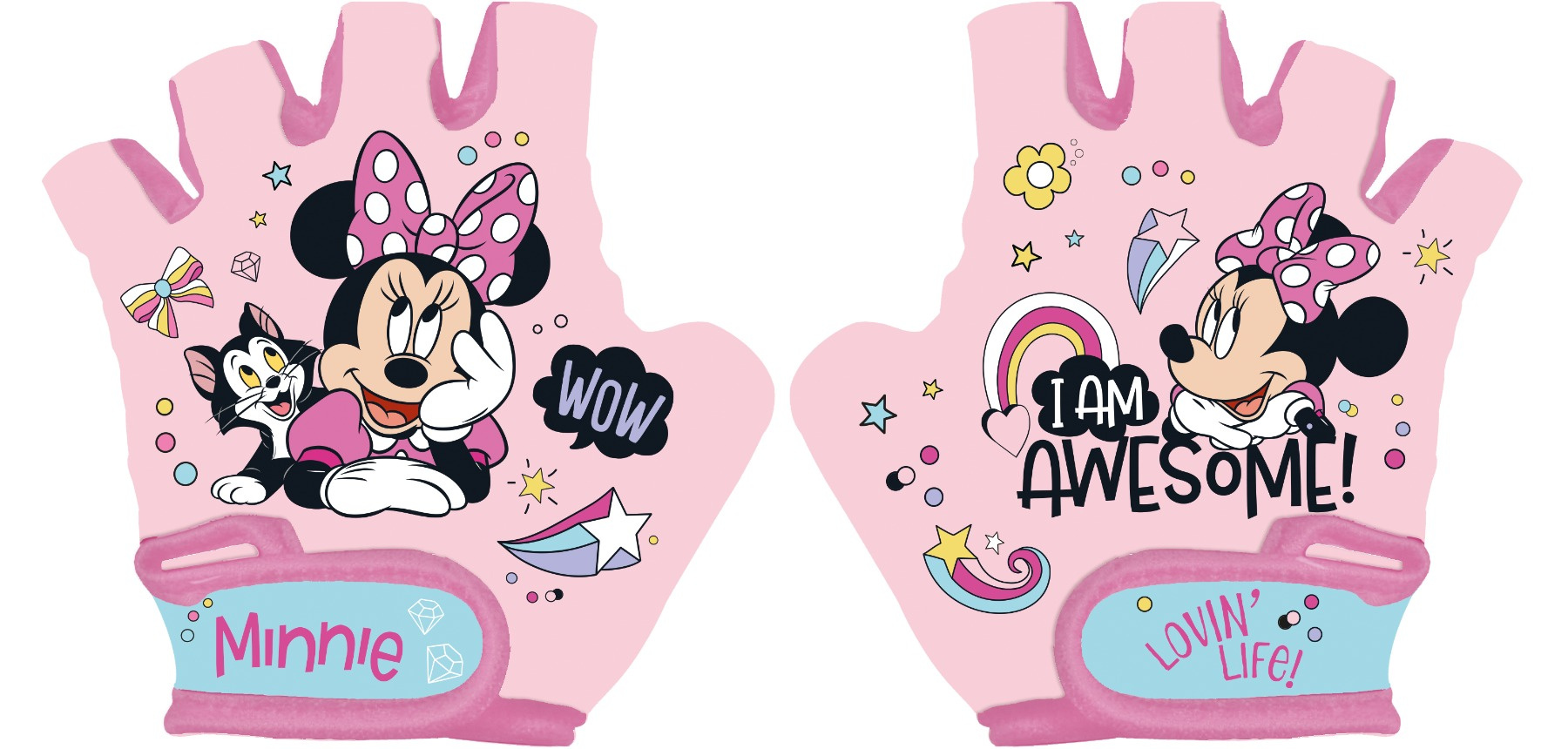 

Rękawiczki na rower dla dzieci Minnie Mouse