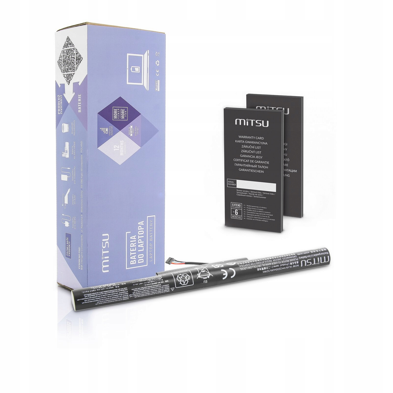 

Bateria Mitsu 4INR19/66 L14L4A01 V4000 do Lenovo
