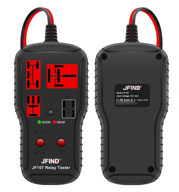 Tester Przekaźników Samochodowych 4/5 pin 12 24V Led Versus