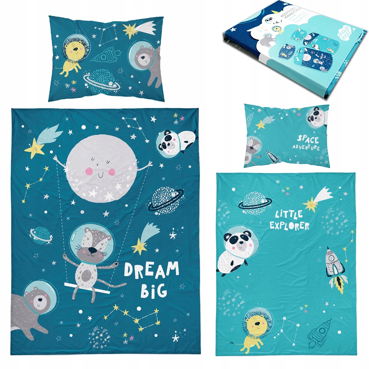 

Detexpol pościel 100x135cm Kosmiczni marzyciele tu