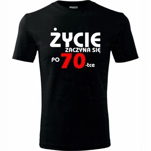 

Koszulka T-shirt Prezent Na 70 Urodziny Super Hit