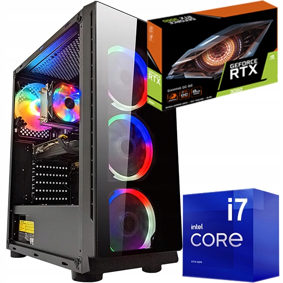 PC PRE HRY! INTEL CORE I7|RTX 3060|32GB|512GB SSD|Wi-Fi|WIN 10PRO