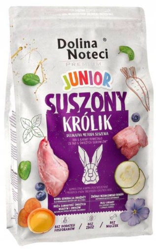Levně Dolina Noteci Premium Junior krmivo pro psy Králík 4 kg