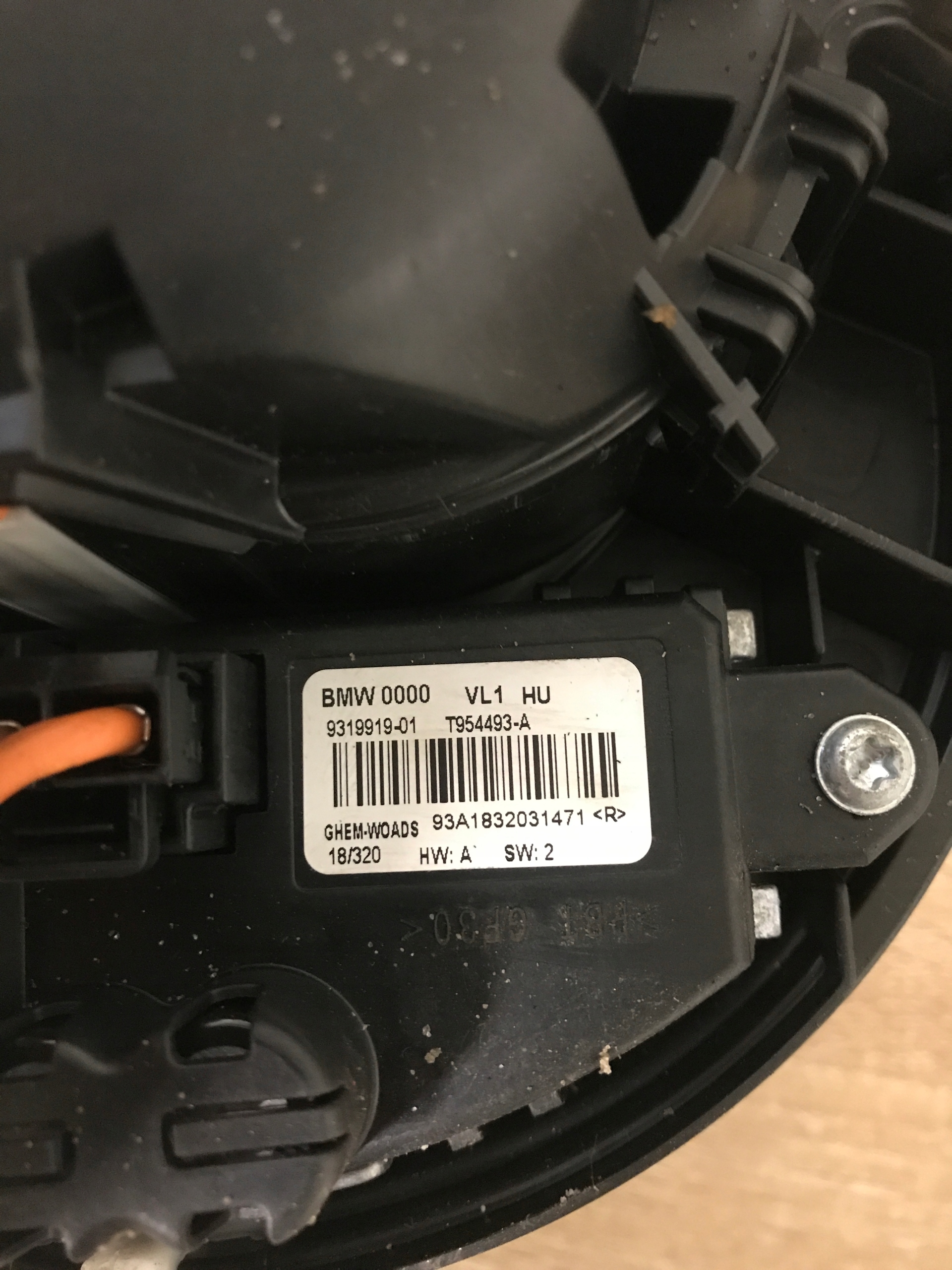 heating BMW 1 F20 LCI 9319919