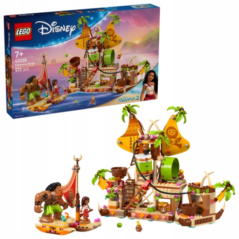 Lego Disney Vaiana Kajutová Loď Kakamora 43258