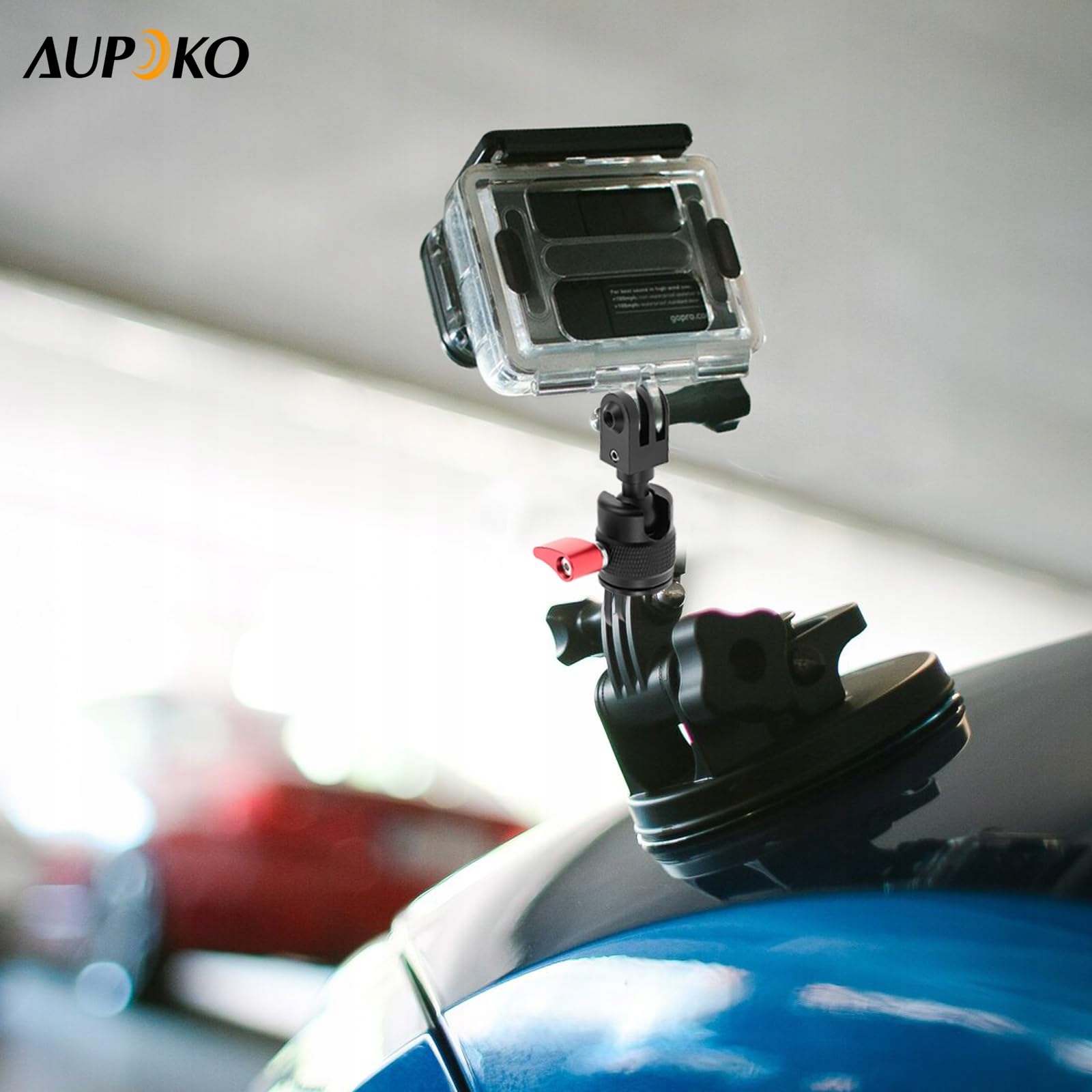 Adapter 360 Stopni Do Kamer Sportowych Aluminiowy Regulowany Mocny Aupoko — miniatura 7