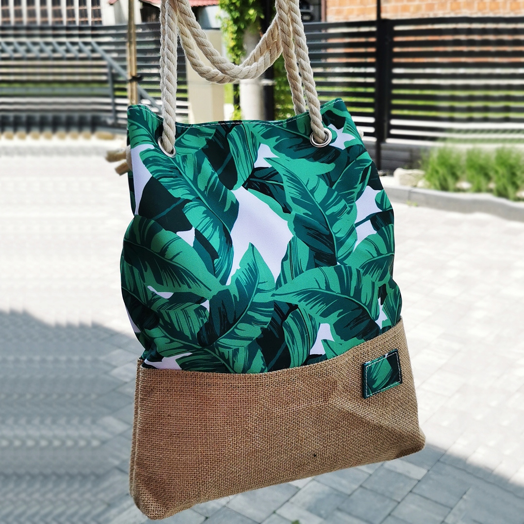 DUŻA DAMSKA TORBA ZAKUPOWA PLAŻOWA MIEJSKA SHOPPER Model PL151