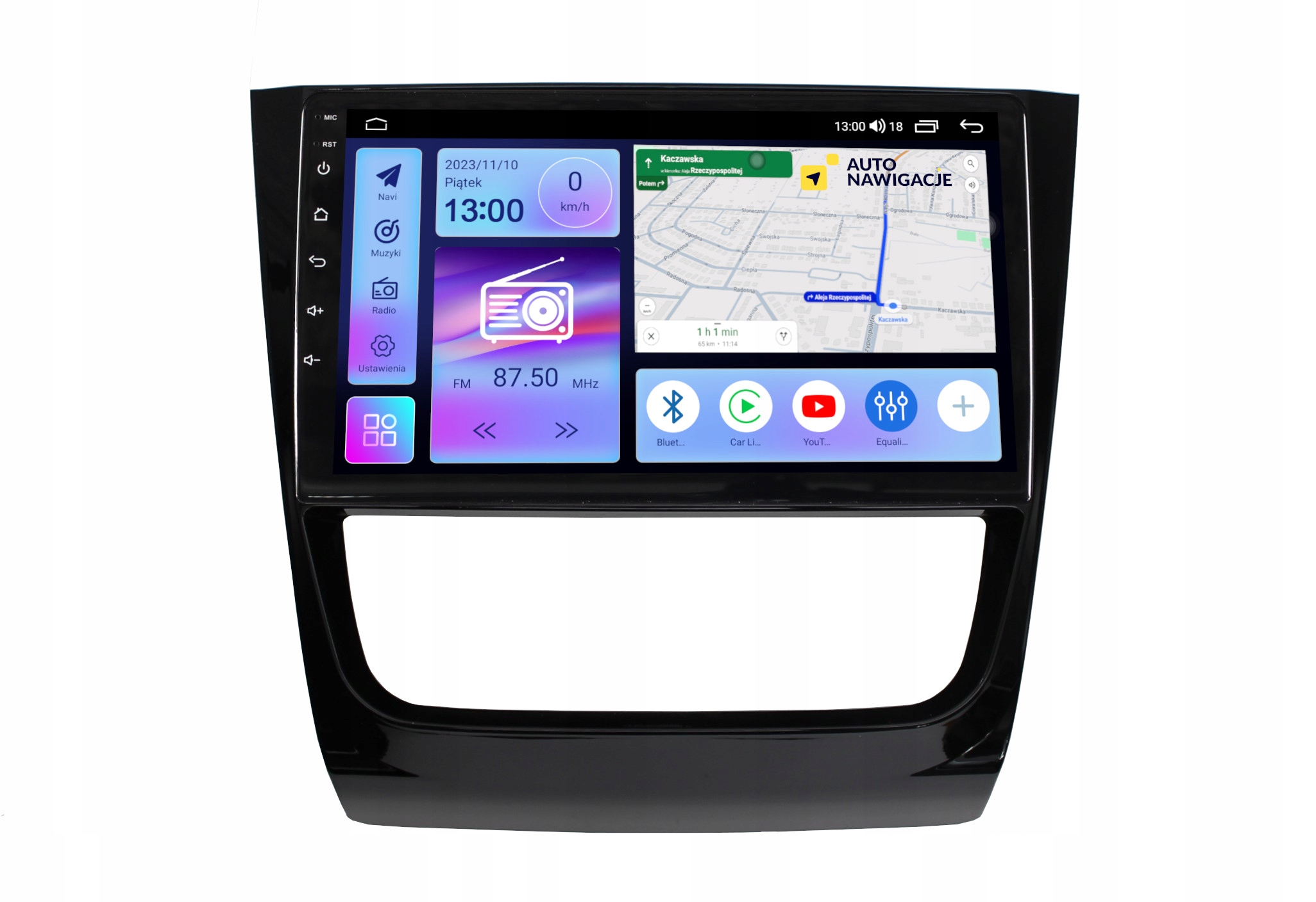 RADIO NAWIGACJA GPS VOLKSWAGEN GOLF VI 6 2008-2013 ANDROID CARPLAY