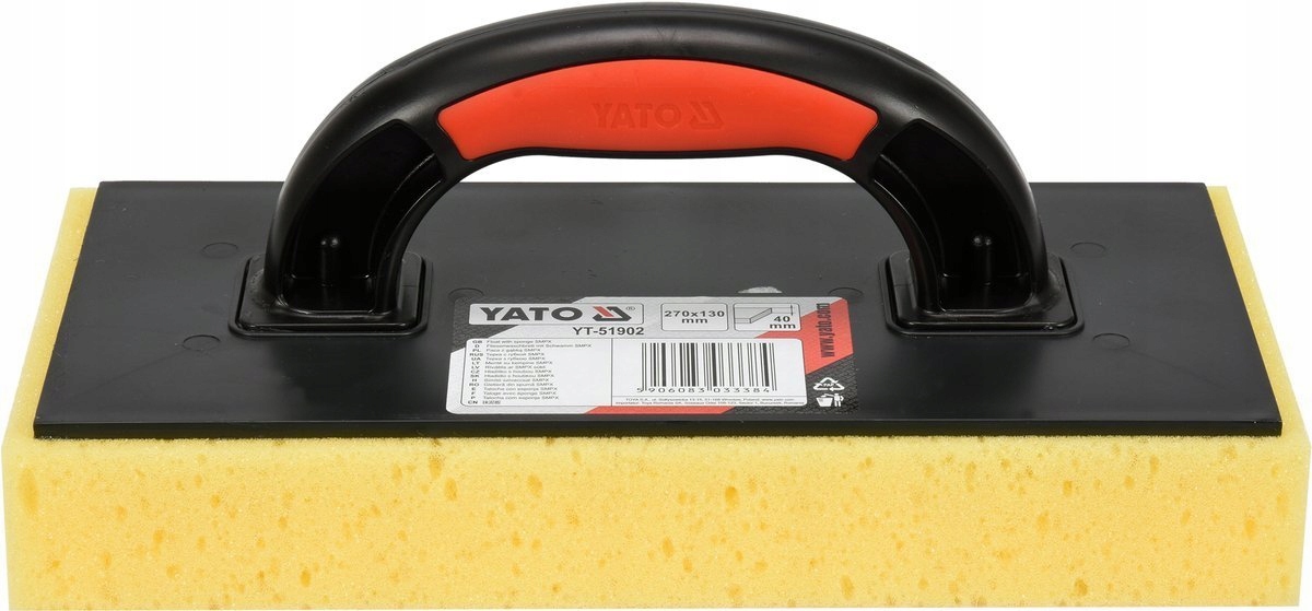 PACA DO FUGOWANIA Z GĄBKĄ 40mm DO GLAZURY 270x130