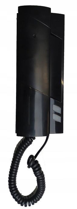 Unifon Cyfrowy 2- żyłowy Domofon Proel PC-512 czarny 2 przyciski