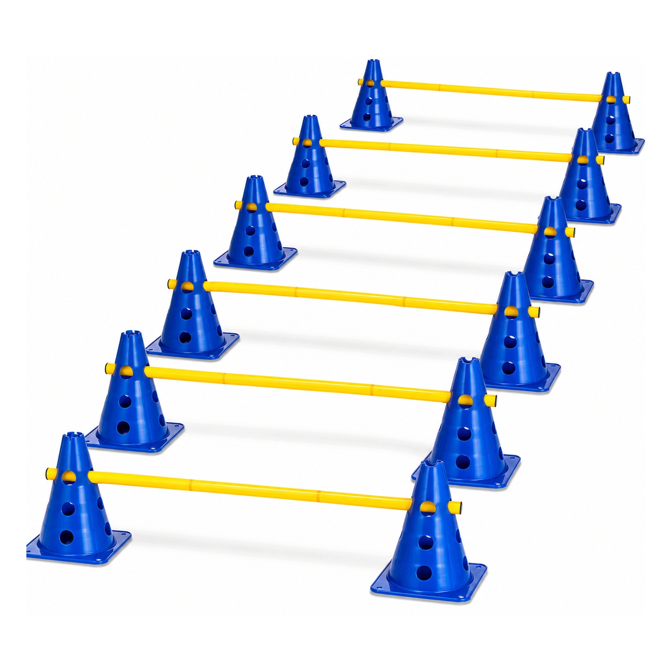 Pachołki Treningowe płotki regulowane przeszkody Agility dla Psa torba