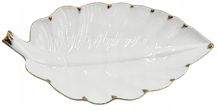 

Półmisek na ciasto owoce Leaf złota linia 34 cm