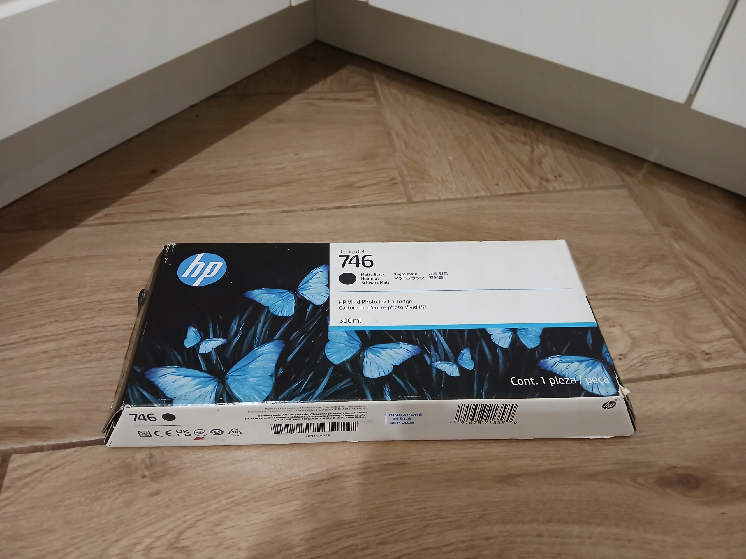 Tusz Hp 746 Matte Black P2V83A Originál Z6 Z9