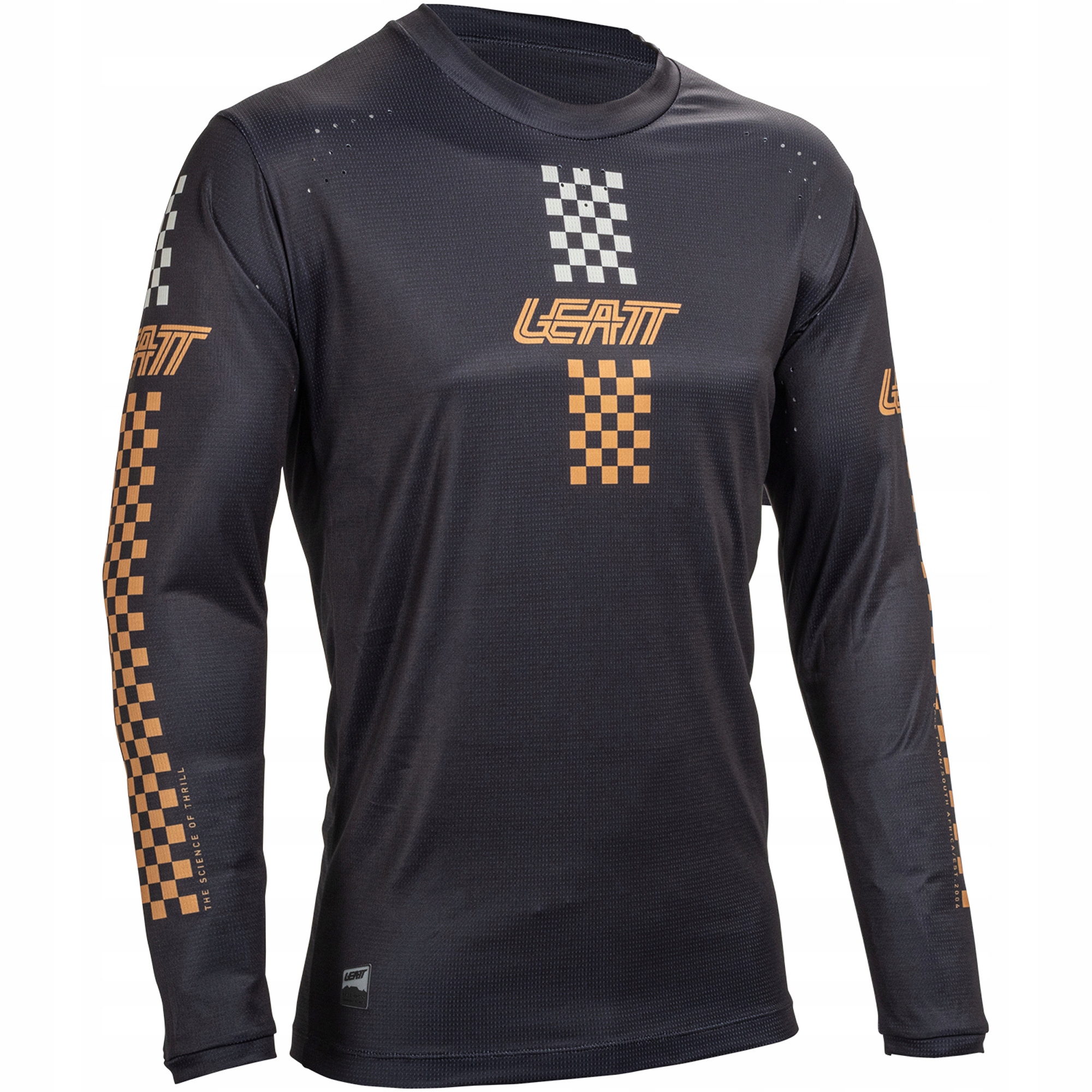 Cyklistický dres Leatt Mtb Enduro 4.0 Black vel. S Ice Café Yarn