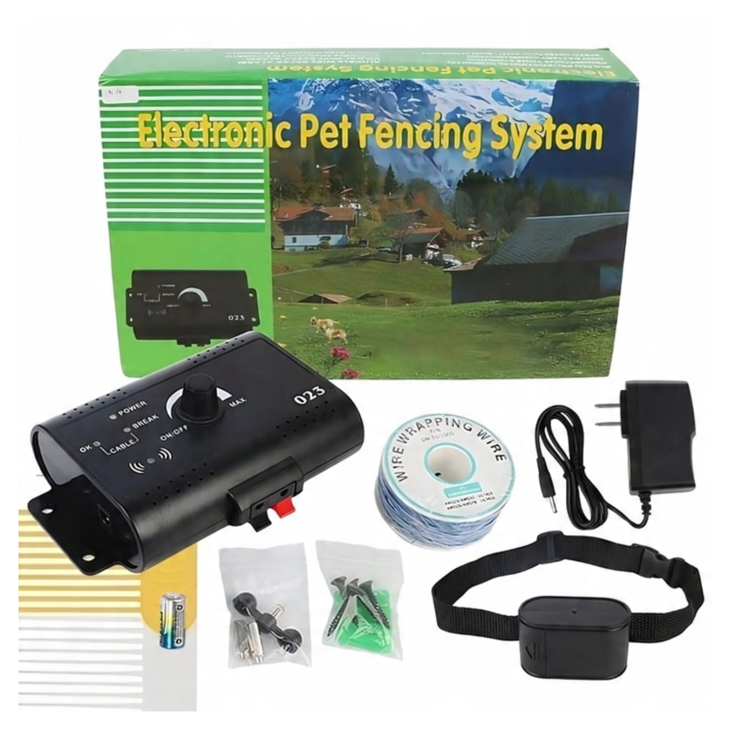 Levně Sada Oplocení Kotec s elektrickým ohradníkem 300 m 023