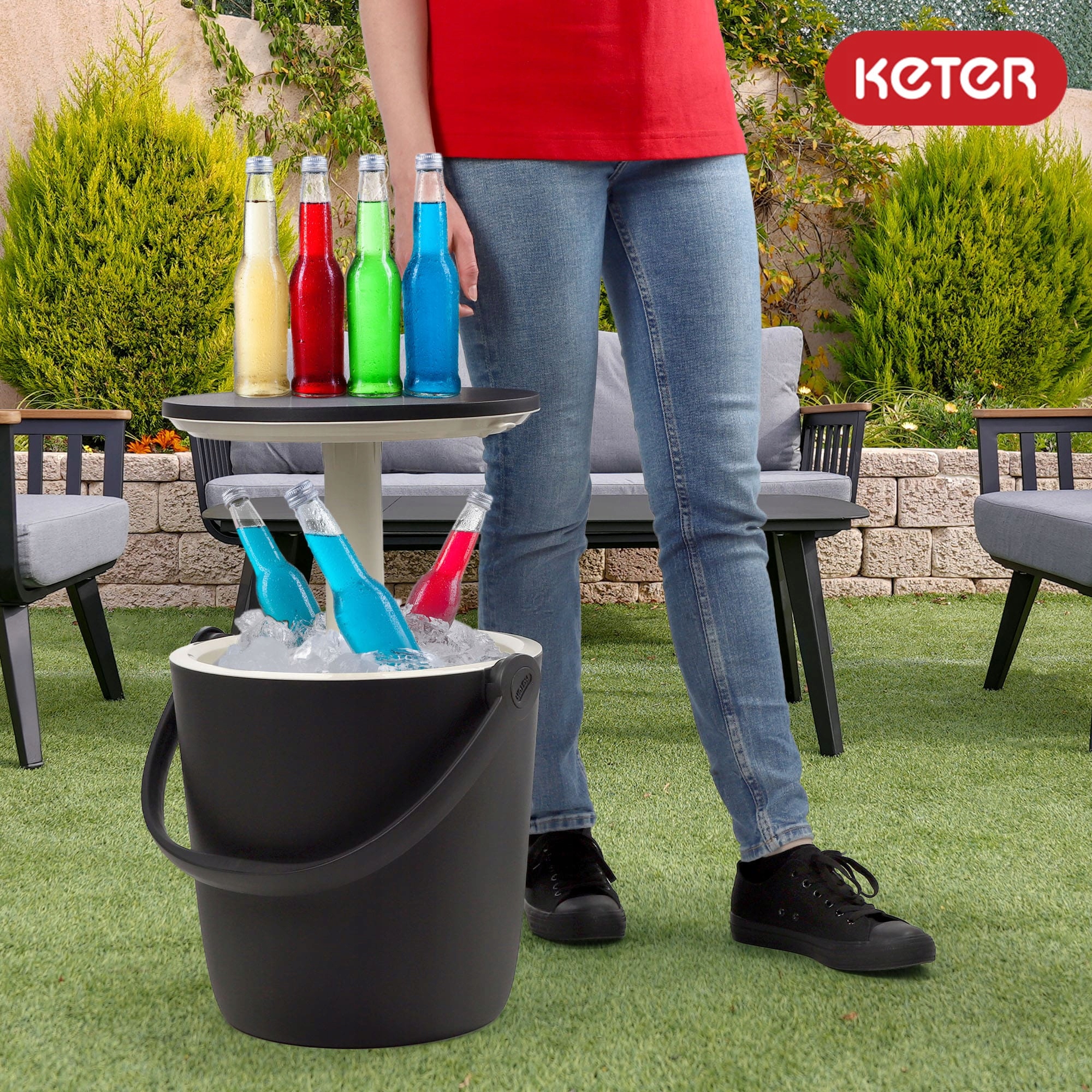 KETER GO BAR LODÓWKA MINI PRZENOŚNY GRAFITOWY Rodzaj mobilny