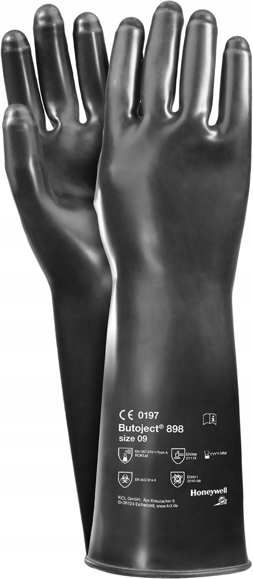 Rękawice Chemoodporne Butylowe Specjalne Ochronne Kcl Butojeck R. 8 1 para