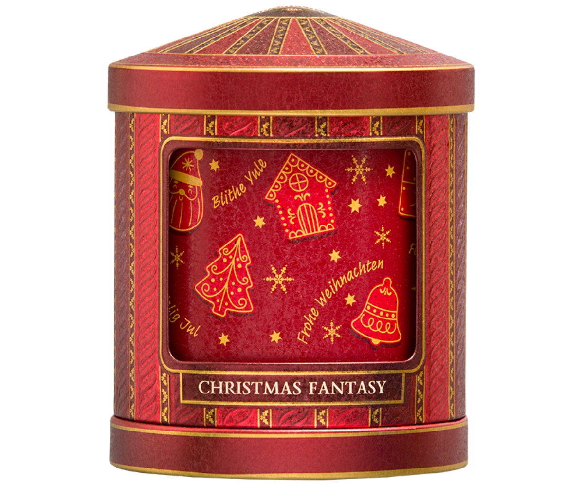 Levně Čaj černý Basilur Christmas Fantasy sypaný Skořicový Zázvor plechovka 75 g