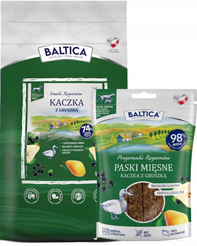 Baltica Kaczka z Gruszką Xs/s 9kg