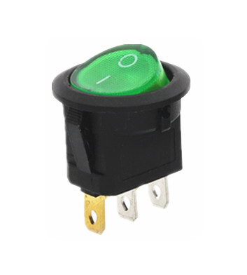 

Przełącznik włącznik podświetlany zielony